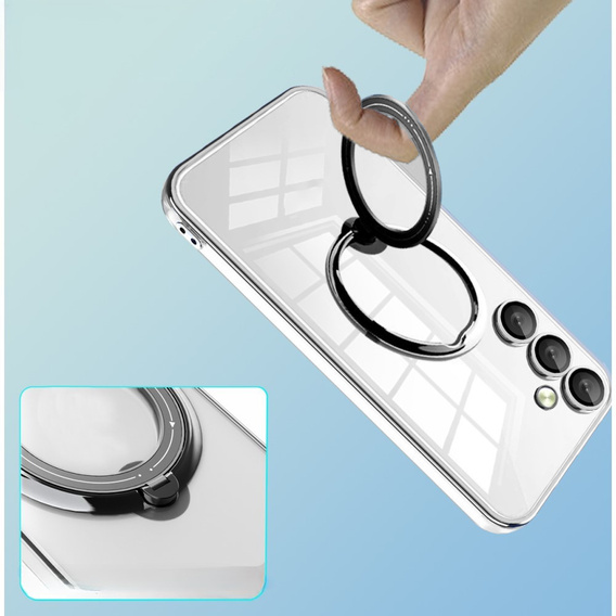 Магнитный чехол для Samsung Galaxy A36 5G, для MagSafe, чёрный