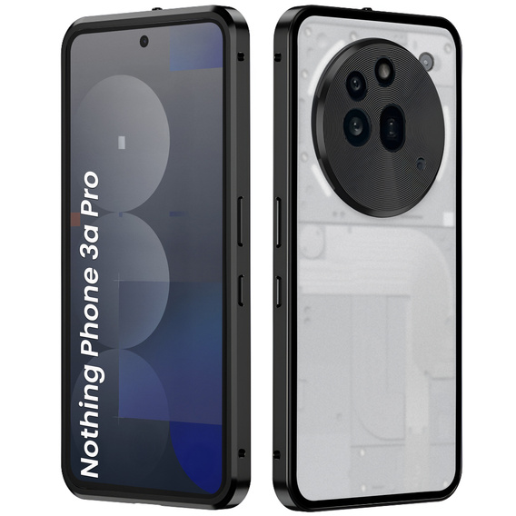 Чохол для Nothing Phone 3a Pro, Frame Case, чорний