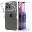Чехол + стекло Spigen для iPhone 13 Pro, Crystal Pack, Crystal Clear
