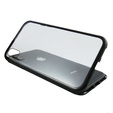 Скляний чохол з магнітною кришкою для iPhone XS Max-Black