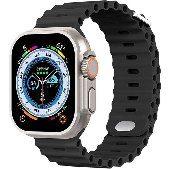 Силіконовий ремінець Apple Watch Ultra 49mm, Black