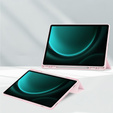 Чехол для Samsung Galaxy Tab S9 FE+ Plus, Smartcase Hybrid, с местом для стилуса, розовый