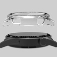 2в1 чохол та захисне скло для годинника Huawei Watch GT 3 46mm, прозорий