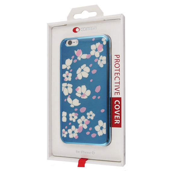Etui COMMA Bloom Hard Case iPhone 6 6s 4.7 - Niebieski