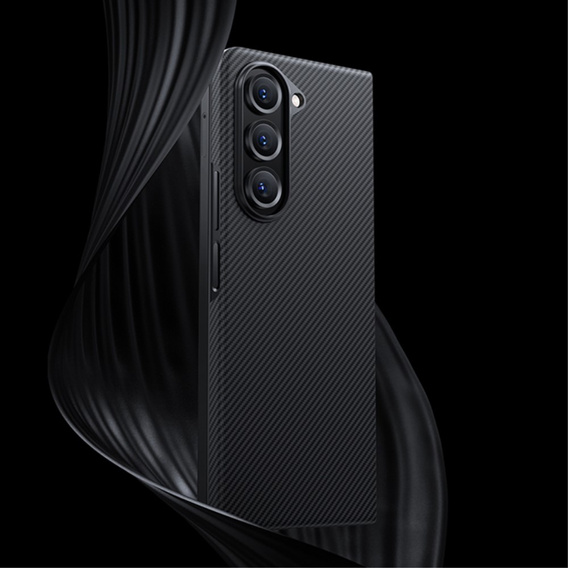 Кевларовий чохол BENKS для Samsung Galaxy Z Fold5 5G, для MagSafe, Carbon Fiber, чорний