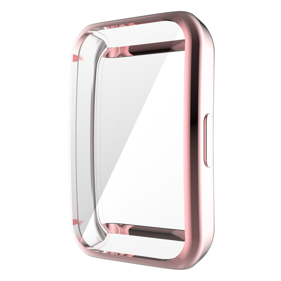 Чохол 2в1 із захистом екрану дял годинника  Huawei Band 6/7, Pink