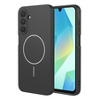 Силиконовый чехол для Samsung Galaxy A17 5G, для MagSafe, черный