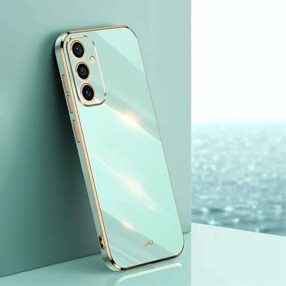 Чехол для Samsung Galaxy A35 5G, Glamour CamShield, зелёный