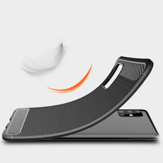 Чoхол до Samsung Galaxy M31S, Carbon, чорний