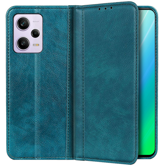 Чoхол до Xiaomi Redmi Note 12 Pro+ 5G, Wallet Litchi Leather, зелений