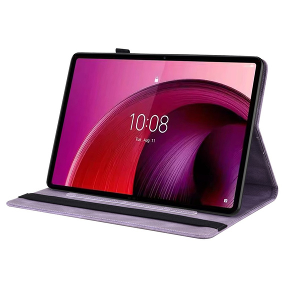 Чохол для Lenovo Tab M11, Butterfly, фіолетовий
