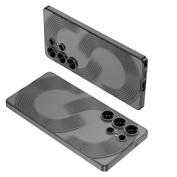 Чехол до Samsung Galaxy S25 Ultra, GKK Leather, чёрный