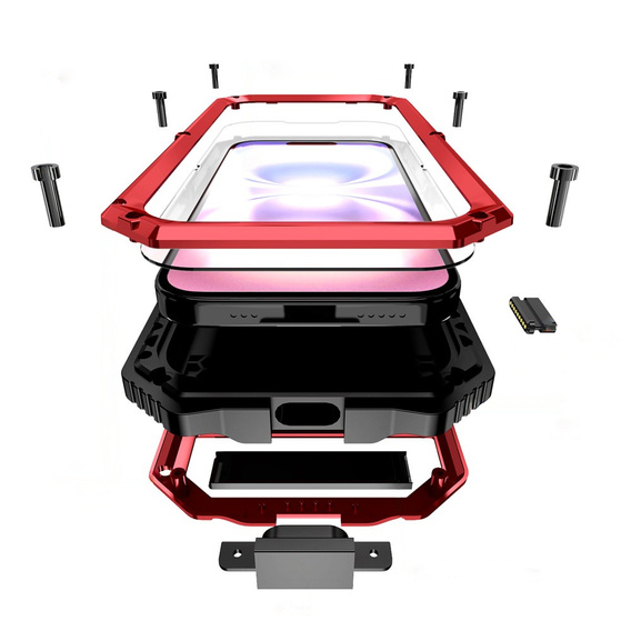 Броньований чохол з підставкою R-JUST для iPhone 17