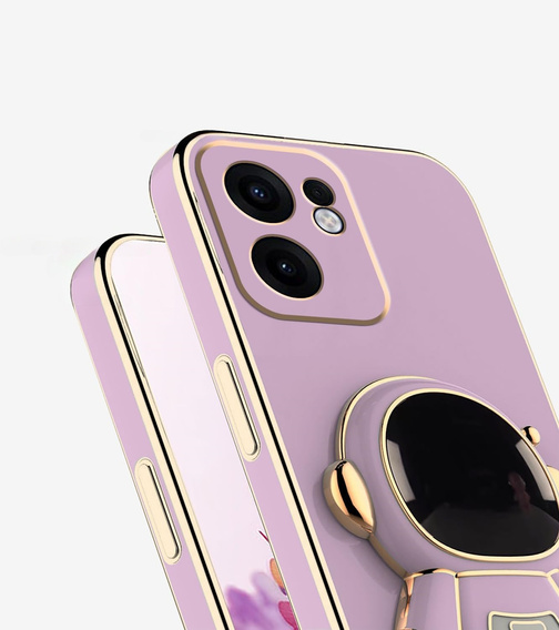 Чехол до Oppo Reno 13F / Oppo Reno 13FS, Astronaut, фиолетовый