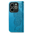 Чохол-книжка для Infinix Hot 40i, Butterfly, м'яти