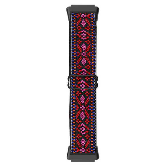 Нейлоновий ремінець BOHO до Huawei Band 7, Pink / Orange