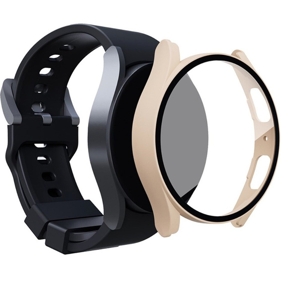 Силиконовый футляр со встроенным защитным стеклом до Galaxy Watch5 40mm, Pink