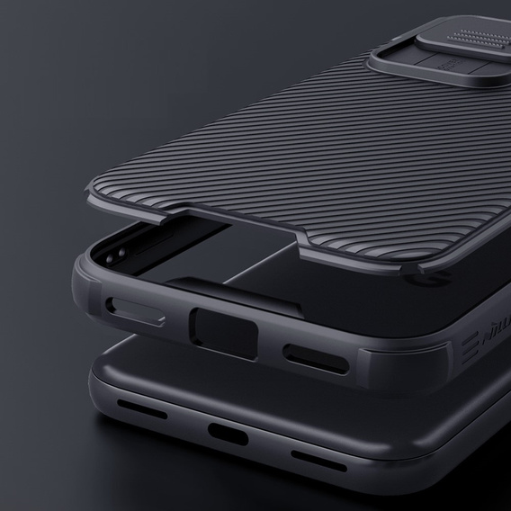 Чохол NILLKIN для Google Pixel 8A, Silicone CamShield Case for MagSafe, чорний