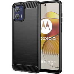 Чoхол до Motorola Moto G73 5G, Carbon, чорний