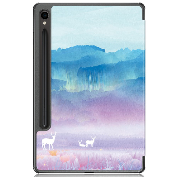 Чехол до Samsung Galaxy Tab S9, Smartcase Hybrid Pen Slot, deer fantasy