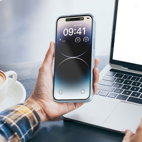 Чехол R-JUST SJ55 для iPhone 14 Pro, бронированный, для MagSafe, синий