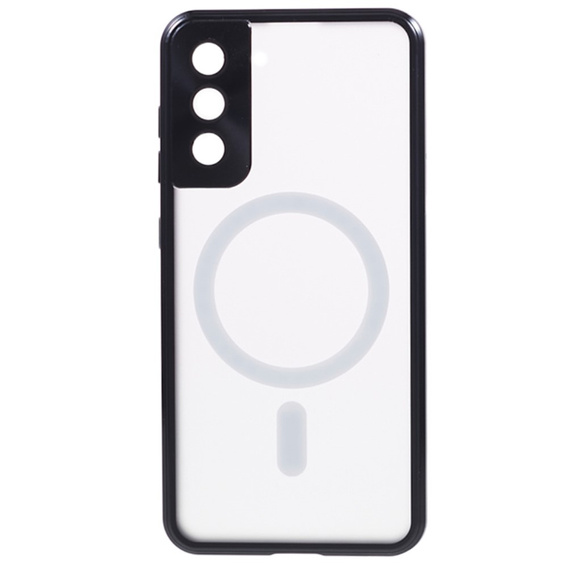Магнітний чохол Dual Glass MagSafe для Samsung Galaxy S22, чорний