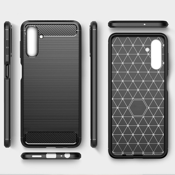 Чoхол до Samsung Galaxy A04S / A13 5G, Carbon, чорний