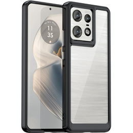 Чoхол до Motorola Edge 50 Pro, Fusion Hybrid, чорний