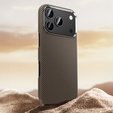 Чехол BENKS Kevlar для Samsung Galaxy S25 Ultra, для MagSafe, Carbon Fiber, чёрный