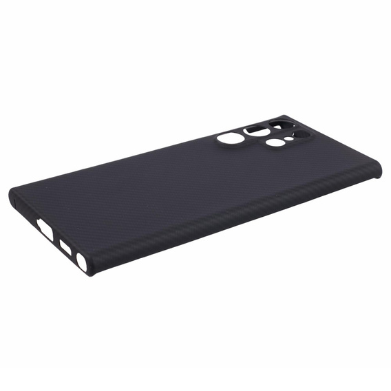 Чохол для Samsung Galaxy S22 Ultra, Aramid Fiber Cover, чорний