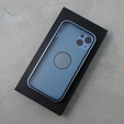 Чехол для iPhone 14, Dual Glass, для Magsafe, синий
