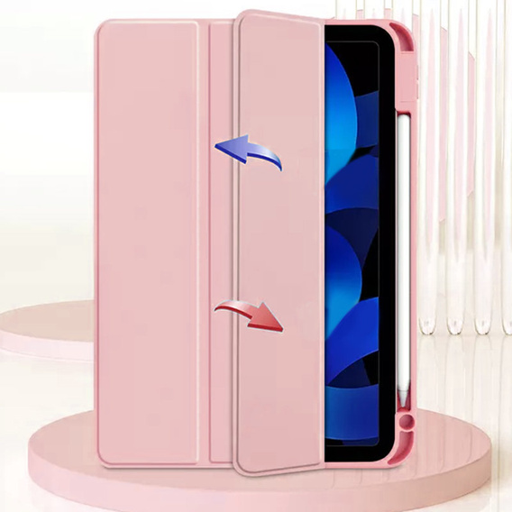 Чехол для iPad 10.9 2022 10 Gen, Smartcase Hybrid, с местом для стилуса, розовый