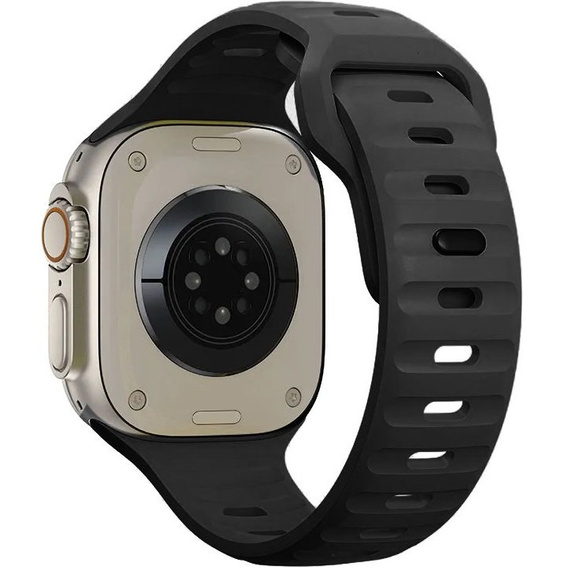 Ремінець  Hollow Apple Watch 1/2/3/4/5/6/7/8/SE/ULTRA 42/44/45/49MM, Black