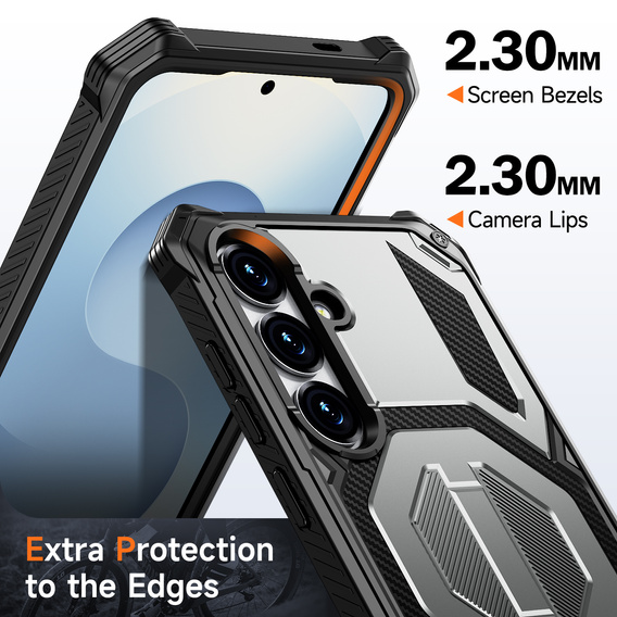 Захисний чохол із підставкою, сумісний із MagSafe, для Samsung Galaxy S25 FE