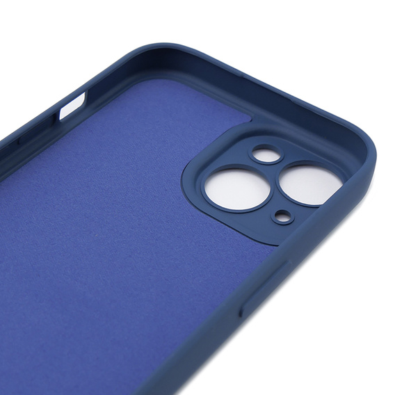 Чехол до iPhone 15 Plus, Silicone Lite, темно-синий