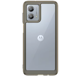 Чехол до Motorola Moto G84 5G, Fusion Hybrid, прозрачный / черный