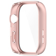 Чехол 2 в 1 + закаленное стекло для Huawei Watch GT 4 46mm, розовый rose gold