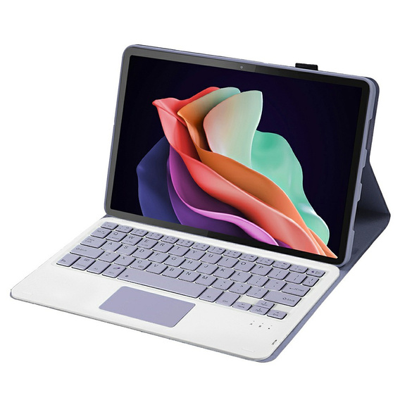 Чохол + клавіатура Lenovo Tab P11 Gen 2, Pen Slot TouchPad, фіолетовий