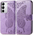 Откидной чехол для Realme C71, Butterfly, фиолетовый