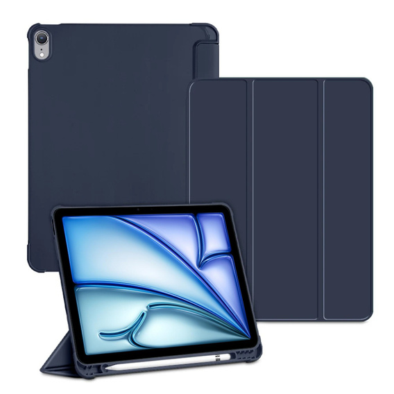 Чехол для Apple iPad Air 11" 6 gen. 2024 (A2902, Smartcase с местом для стилуса, темно-синий