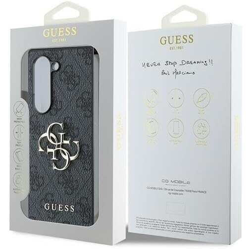 Чехол GUESS до Samsung Galaxy Z Fold6, 4G Big Metal Logo, чёрный