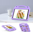 Дитячий чохол для планшета Lenovo Tab M10 X505F X605F / Tab P10-X705F/L / Huawei T5 10.1, Cute Patterns, з підставкою, фіолетовий