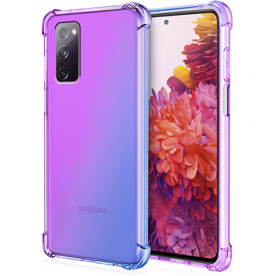 Чохол для Samsung Galaxy S20 FE, Gradient Dropproof, Фіолетовий / синій