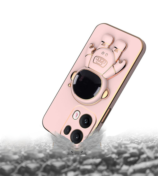 Чехол до Oppo Reno 13, Astronaut, розовый