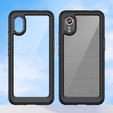 Чехол до Samsung Galaxy Xcover 7, Fusion Hybrid, прозрачный / черный