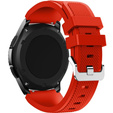Силиконовый ремешок Twill Texture 22mm, Red
