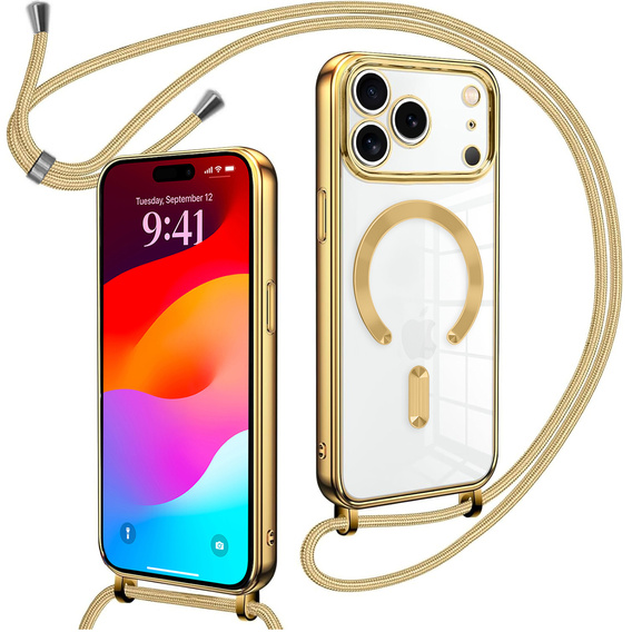 Чехол Electro MagSafe + шнурок для iPhone 17 Pro Max