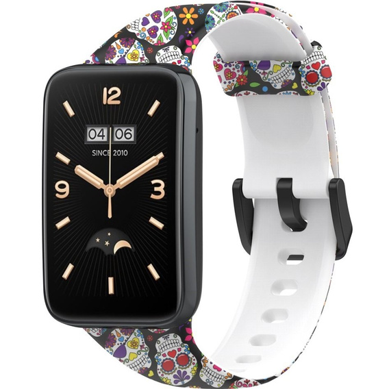 Силіконовий ремінець для Xiaomi Mi Band 7 Pro, Color Heads