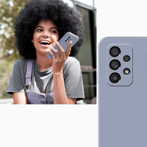 Чoхол до Samsung Galaxy A53 5G, Silicone Lite, лавандовий