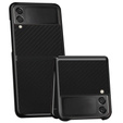 Чехол Carbon Fiber для Samsung Galaxy Z Flip 3, Black